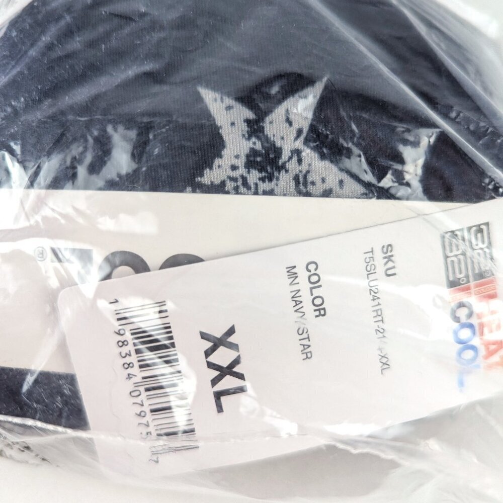 NEW 32 Degrees Navy Star Flowy Bra Cami XXL - Picture 8 of 8
